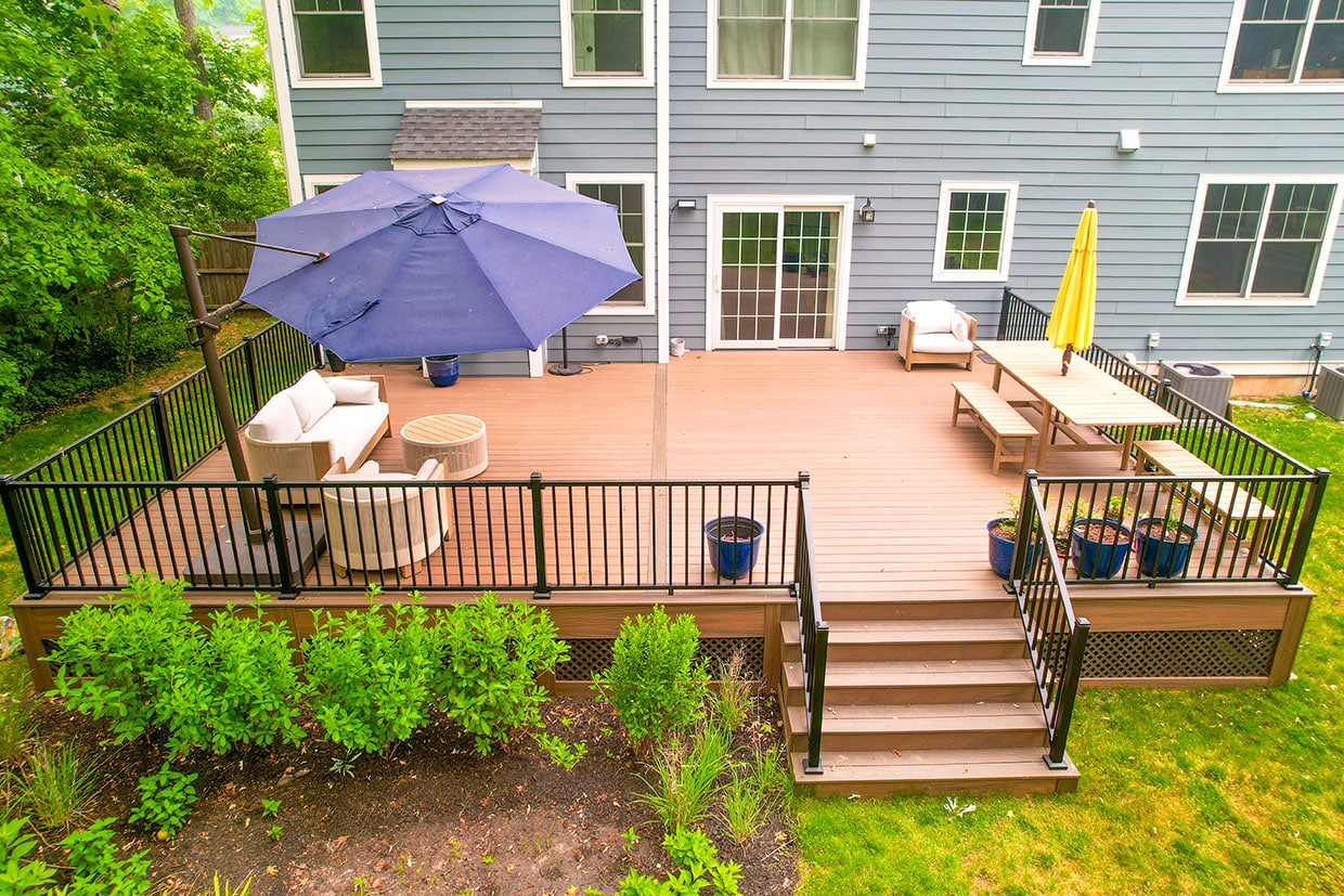 Raised Deck Resurfaced In Puyallup