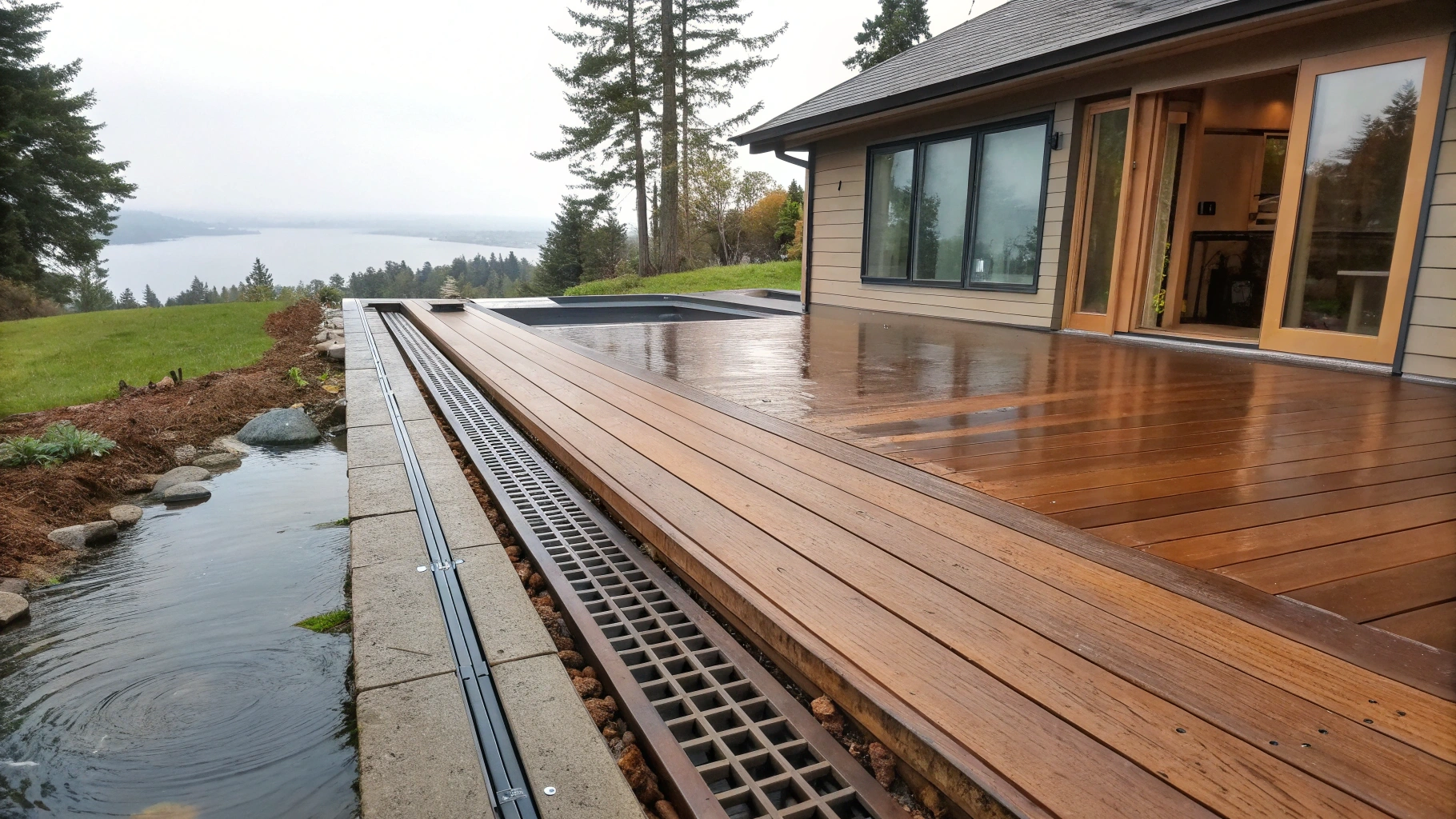 Proper deck drainage system Seattle Washington